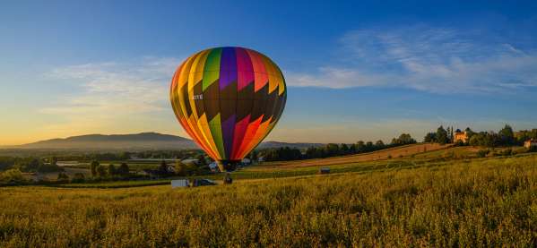 Vol en montgolfière au dessus du Beaujolais avec Alti Rêve © Alti Rêve