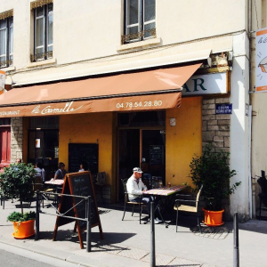 Devanture su restaurant La Gamelle, &agrave; Montchat, Lyon